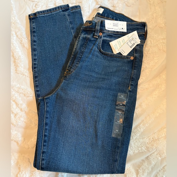 Maurices Dark Blue Sculpt Skinny Jeans size 10 New With Tags - Picture 7 of 7